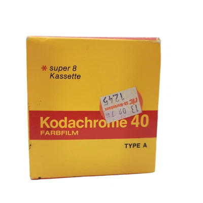 Kodachrome 40 Super 8 Kassette 15m Type A KMA 464P Farbfilm - abgelaufen 1982 - Bild 1 von 4