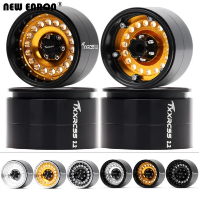 Aluminum 2.2" Beadlock Negative Offset Wheel Rim For 1/10 Crawler Axial Traxxas - Image 1 of 4