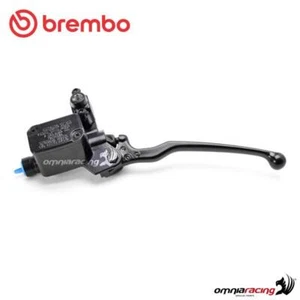 Axial brake pump Brembo left front PS12mm black body and lever with reservoir - Picture 1 of 10