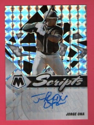 2022 Panini Mosaic Scripts Holo #SC-JO Jorge Ona San Diego Padres - Image 1 of 2