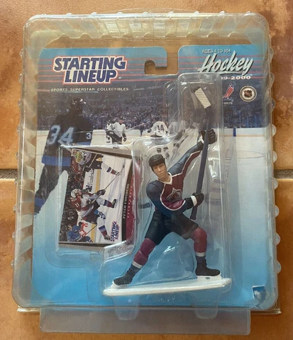 Peter Forsberg Starting Lineup SLU Colorado Avalanche 1999 Hasbro NHLPA Cover