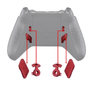 Scarlet Red Soft Touch Remap & Trigger Stop Kit for Xbox One S X Controller - Picture 1 of 7