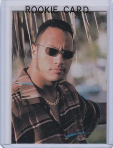 THE ROCK ROOKIE CARD Dwayne Johnson 1999 ** RARE ** RC Wrestling WWF Smackdown! - Picture 1 of 2