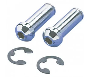 Harley Davidson Big TWIN-99/17/XL-96/03-PAIRE Rosca Palancas CHROME-DS-273891 - Imagen 1 de 1