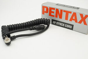 [RARE Pentax 4P Syncro Cord A 37341 for LX to AF-400T from Japan F/S #B115