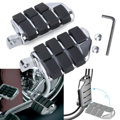 Reposapiés cromados para carretera Honda Goldwing GL 1800 1500 1200 Foto 1 de 4