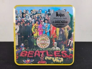 The Beatles Sgt. Peppers Puzzle in Metal Tin 300 Pc New 2 Sided - Picture 1 of 2
