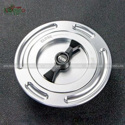 Fit For BMW K1600GT R1200GS R1200R/S CNC Keyless Fuel Gas Tank Cover Caps Cas - Image 1 of 4