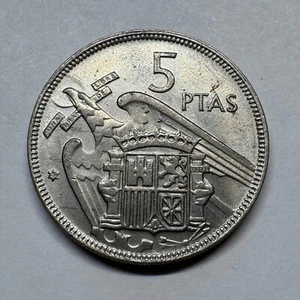 1969 Spain 5 Pesetas - Beautiful Coin - #B-034 - Picture 1 of 2
