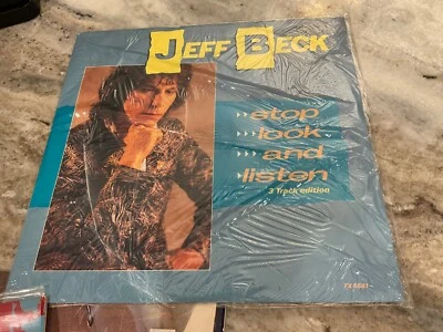 JEFF BECK 12" STOP LOOK LISTEN 1985 UK PRESS SEALED MINT Epic  TX 6581 Foto 1 de 2
