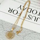 Men's Plated Stainless Steel Rhinestone Bible Text Prayer Pendant Necklace Chain
