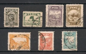 Peru Stamps 1931 Set Of 7 Used - Picture 1 of 1