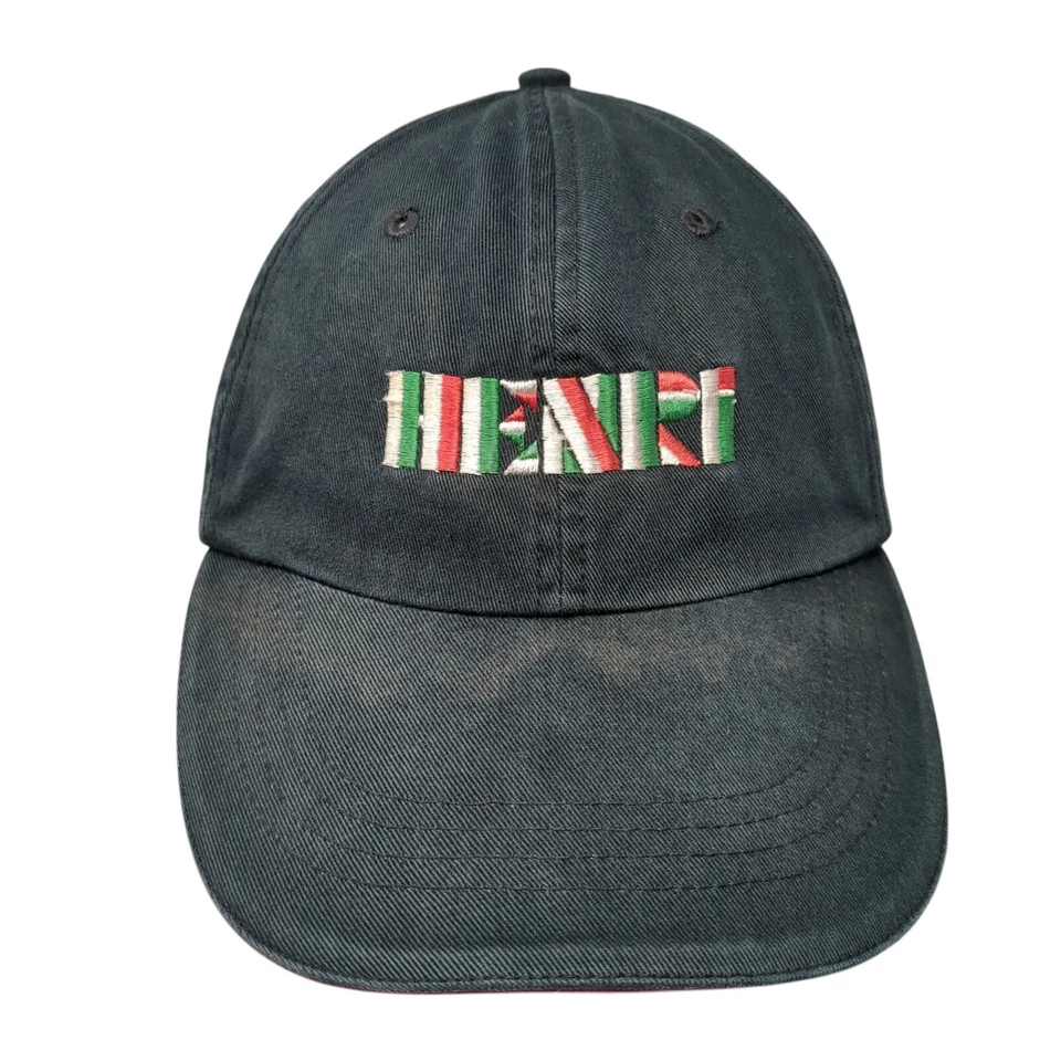 Sombrero HENRI Strapback Verde Talla Única Ajustable Bordado 6 Paneles Halcón Foto 1 de 4
