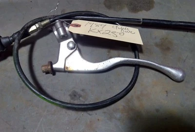 PALANCA DE EMBRAGUE KAWASAKI MOTOCICLETA KX125 KX250 KX500 1988-1989 cable percha OEM Foto 1 de 4