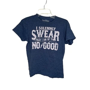 Harry Potter "I Solemnly Swear That I Am Up To No Good" Kids T-Shirt Size 10/12 - Picture 1 of 3