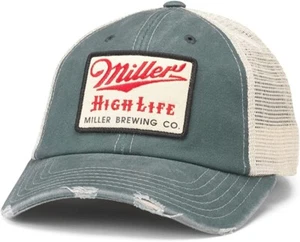 American Needle Miller High Life Sombrero de Cerveza Orville Papá Gorra Verde Auténtico Nuevo - Imagen 1 de 1