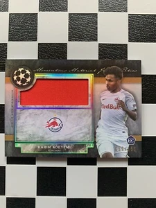 Museo Topps UCL 2020-21 reliquias jumbo radiocontrol Karim Adeyemi/150 RB Salzburgo - Imagen 1 de 2