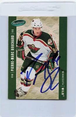 2005/06 Parkhurst #234 Pierre-Marc Bouchard Wild Signed Auto *H2895 - Image 1 of 2