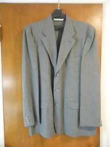 New PERRY ELLIS 44XL Long Men's Charcoal Grey Blazer Sport Coat - Picture 1 of 15