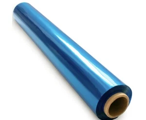 200 ft Blue Cellophane Wrap Roll (16 in x 200 ft x 2.5 Mil)-Colored Cellophan... - Picture 1 of 7