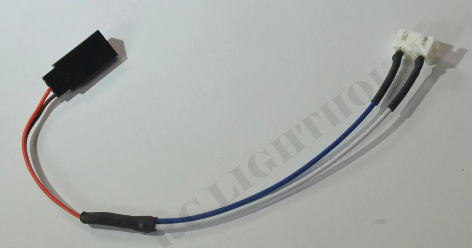 Custom Made Adapter Cables - Hitec Futaba Airtronics Jr Deans Sermos