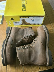 Mens Carolina 8 inch Steel Toe Waterproof Work Boot size 8.5 2E CA3557 - Picture 1 of 8