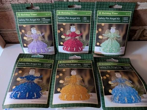 Holiday Time Safety Pin Angel Kit - June July August September November December - Picture 1 of 8