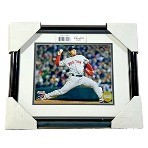 Hideki Okajima Boston Red Sox 2007 World Series Framed & Matted Photo - Picture 1 of 18