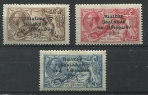 Ireland 1922  Seahorses 2/6d to 10/  mint o.g. hinged - Picture 1 of 1