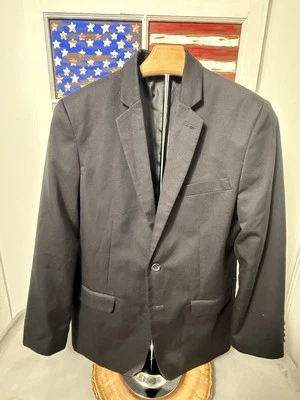 Blazer negro para niños Calvin Klein traje chaqueta talla 18 chaqueta solamente Foto 1 de 4