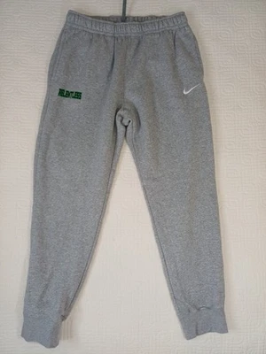 Pantalones deportivos Nike para hombre gris medio jaspeado rendimiento Joggers atléticos a presión usados en excelente estado Foto 1 de 4