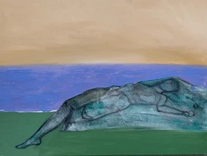 Nude woman Art, Beautiful Painting In Oil, Contemporary, ORIGINAL ART Signed - Picture 1 of 1