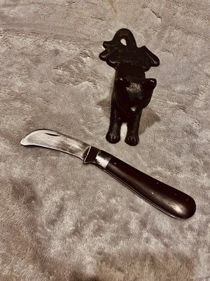 Vint Keen Kutter 140 Wood Handle Carbon Steel Blade Hawkbill Knife 30s/40's RARE - Image 1 of 4