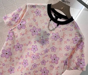 Louis Vuitton x Murakami Pink Cherry Blossom T-Shirt LV x TM Exclusive Medium - Picture 1 of 6
