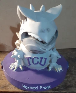 Texas Christian University TCU Horned Frogs mascotte libreria Bobblehead - Foto 1 di 5