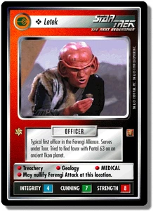 Letek - Rules of Acquisition - Star Trek CCG 1E - Picture 1 of 6