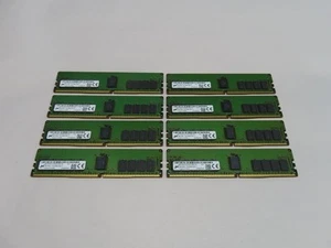 LOT OF 8X 8GB MICRON MTA18ASF1G72PDZ-2G6 2RX8 PC4-2666V SERVER ECC RAM MEMORY - Picture 1 of 3