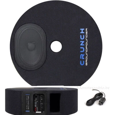 Crunch GP690v2 Aktiv-Subwoofer Reserverad Reserveradmulde Subwoofer 300 Watt - Bild 1 von 4