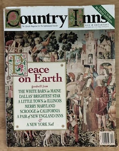Country Inns Bed & Breakfast Lifestyle Traveler Magazine Christmas December 1992 - Picture 1 of 7