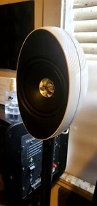 Limited Edt PICO FORTE 3 KEF 3001SE Rare White Matched w/Stands + iPod VideoDock - Picture 1 of 7