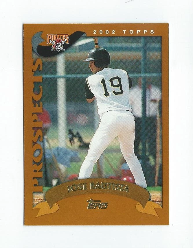 2002 Topps Traded #T180 Jose Bautista RC Rookie Pirates Blue Jays - Image 1 of 1