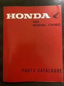 NOS Honda CA160 Factory Parts Catalogue - Bild 1 von 12