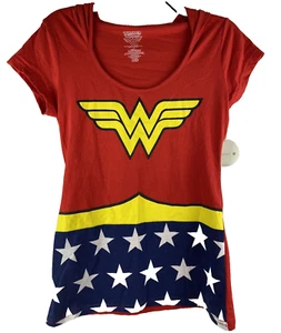 Wonder Woman hooded t-shirt costume women small  large x-large BRAND NEW E - Picture 1 of 7