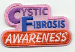 CYSTIC FIBROSIS AWARENESS Iron On Patch Medical - Picture 1 of 1
