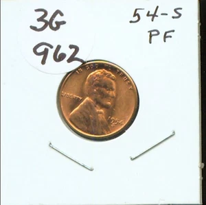 1954-S LINCOLN CENT (3G962) WEIZENPFENNIG - Bild 1 von 2