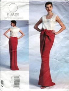 Vogue American Designer Pattern V1310 Chado Ralph Rucci Top & Skirt Sz 6-14 - Picture 1 of 1
