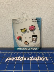 Crocs Breakfast 5 Pack Jibbitz Charms - Picture 1 of 3