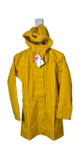 Helly Hansen Jacket Womens XS Yellow Regular Fit Moss Helox+ Hooded Full Zip NEW - Picture 1 of 9