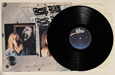 Cheap Trick Busted USA 11-Track LP 1990 E46013 N/M - Image 1 of 4