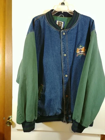 1994 Vtg. Boa Arlington Park Denim Jacket, Size XXL, Embroidered, #2857 Cover
